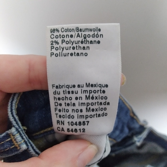 AG For Anthro Medium Wash Stevie Slim Straight Ankle Jeans Size 25 Regular - Picture 10 of 14